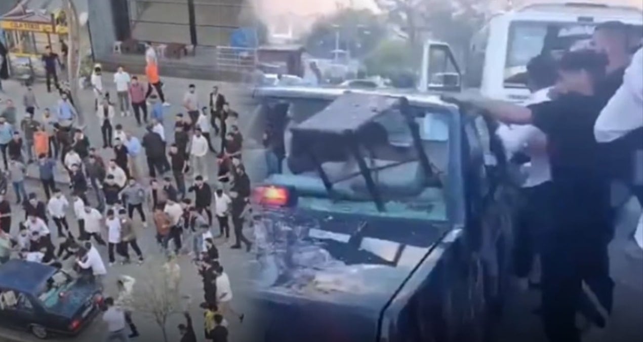 arac icindeki uc askere linc girisimi guyVVekO