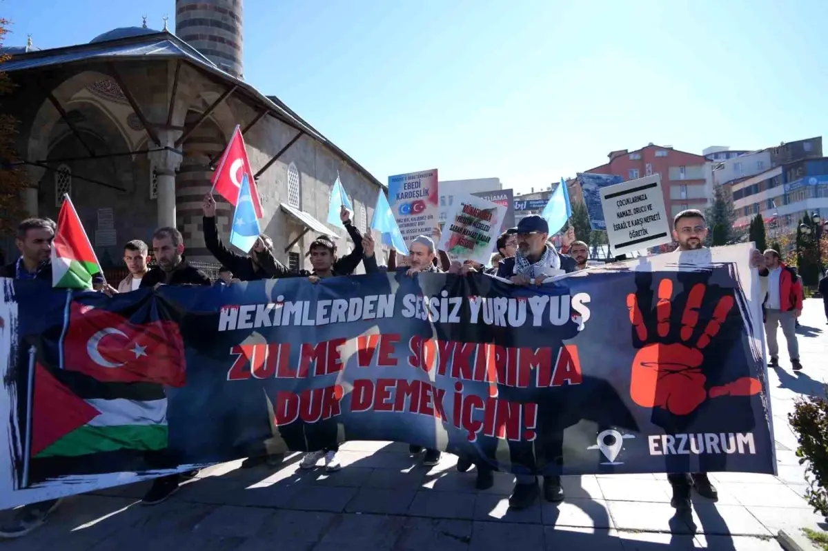 erzurumda saglik calisanlarindan gazze protestosu 1HeV1rsH.jpg