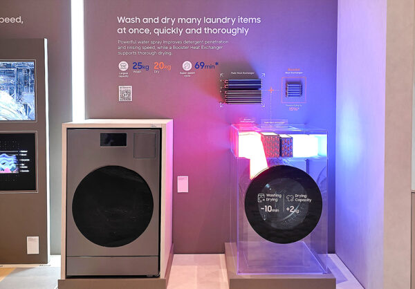 Yapay zeka destekli Bespoke AI Family Hub ile gıda yönetimi.